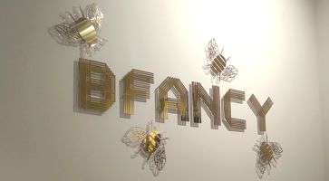 Вывеска интерьерная Салон красоты BFANCY на Якиманке