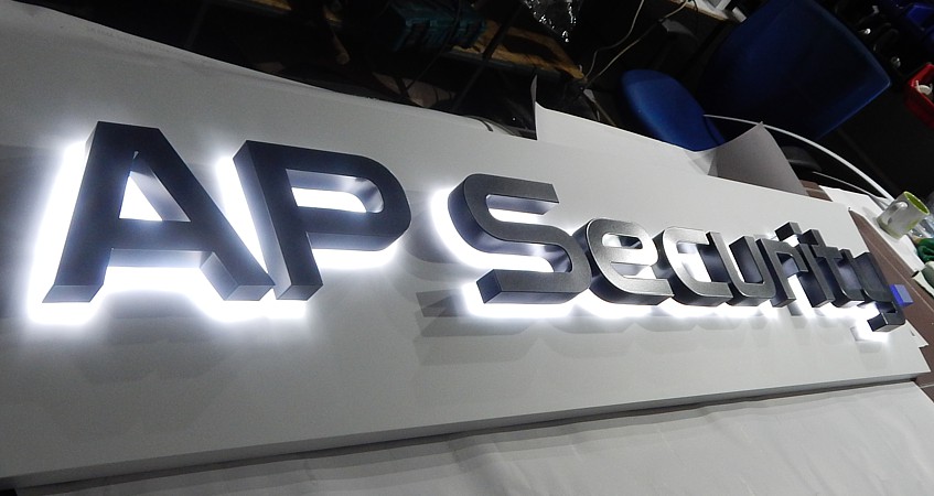 Офисные вывески для «AP Security», фото